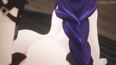 'The Shogun Raiden as a gift for MagMallow [Hentai]'