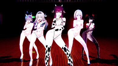 'BustyLadyGetsNastyWithMaleStripper-GroupOrgy-HentaiPorn'