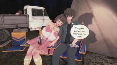 "Mommy, can we go to the beach and play with sand? No, Mommy! We want to stay home and watch anime instead."