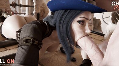 'MILF Teacher Caitlyn Gives Blowjobs to Students in the Classroom'