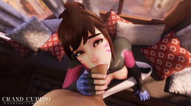 D.va Loving Gentle Blowjob Emoji Overwatch 2