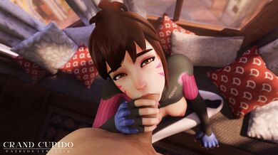 D.va Loving Gentle Blowjob Emoji Overwatch 2
