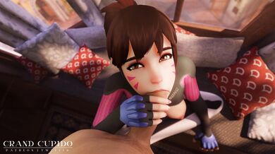 D.va Loving Gentle Blowjob Emoji Overwatch 2