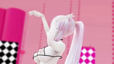 'Unleashing the Rabbit Hole: A Vocaloid Nude Dancing Hentai MMD Video with Red Eyes and Luka's Song'