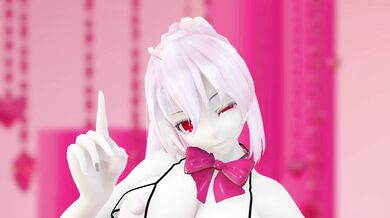 'Unleashing the Rabbit Hole: A Vocaloid Nude Dancing Hentai MMD Video with Red Eyes and Luka's Song'