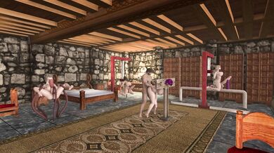 Miko the Futa gets trained by her human coach in this hot lesbian futa porn scene!