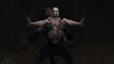 'Ela being violated by a werewolf TwistedRaven '