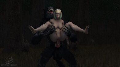 'Ela being violated by a werewolf TwistedRaven '