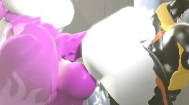 "Rainbow-colored Lesbian Love in a Nude Beach - Amy, Wave and Tangle 3-B"