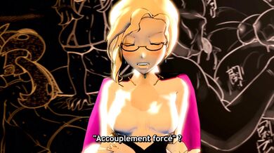 'The Sorceress Glynda Goodwitch gets Pressed by Student Dominica9sfm in a French-Subbed Hentai Porn Video'