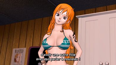 "Jetski Futa Nami Fucking Robin in the Sea with Giant Cock | French-Sub"