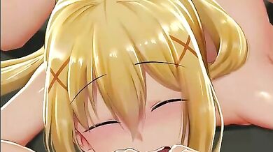 'Hentai Master and His Fucking Wife in the Land of Gods (Konosuba Compilation)'