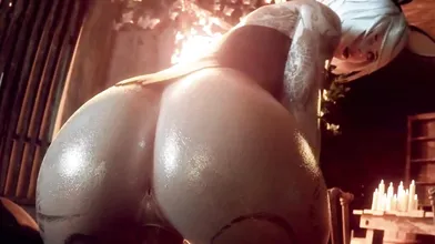 "Lustful Lover's Adventure with a Seductive Bunny Girl in the Bedroom"