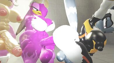 "Three's Company - Amy, Wave and Tangle Fuck Fest!"