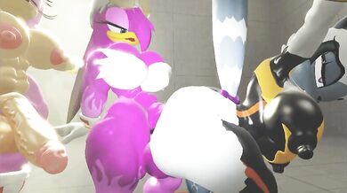 "Three's Company - Amy, Wave and Tangle Fuck Fest!"