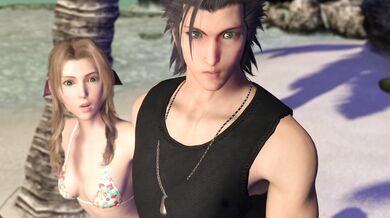 Squall Leonheart and Rinoa Heartilly's Steamy Makeout Session in a Garden Followed by a Tasteful Orgy with the Balamb Garden Students