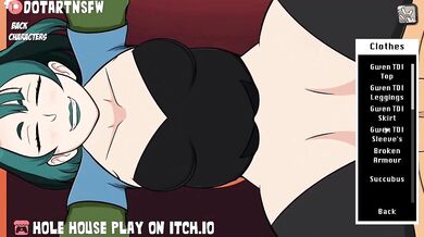 'Total Drama: Gwen's Thick Thighs Spreading Doggy Style in the Hole House'