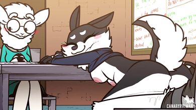 "Exotic Pet Playtime with a Fluffy Canary!"