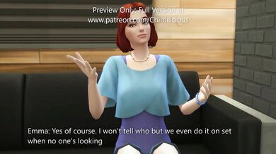 'Sims: Casting Hot Redhead's First Scene'