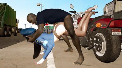 "Medusa Gets Fucked by the Police in Public Sex Scene #3"
