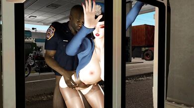 "Medusa Gets Fucked by the Police in Public Sex Scene #3"