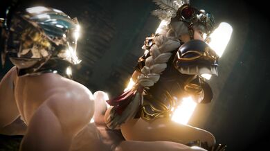 "The Mighty Stallion: Lenneth Knight's Riding Stance"