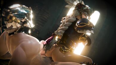 "The Mighty Stallion: Lenneth Knight's Riding Stance"