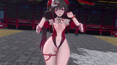 'A Geeky Girl and Her Linux DX-2404 Small Laptop Have a Sexy Encounter'