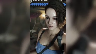 'Bloody_Vixen_gets_a_faceful_of_Jill_Valentine's_cum'