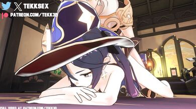 "Mona the Demoness and Genshin's Explosive Encounter"