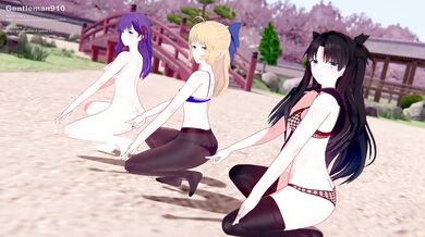 'Makenshi's Fate Stay Night: A Girl Trio in the Making'