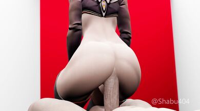 Watch as she rides him reverse cowgirl, her mercy making his pleasure all the more intense!