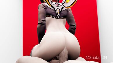 Watch as she rides him reverse cowgirl, her mercy making his pleasure all the more intense!