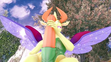 'Busty MILF with big boobs gets pounded by a horny construction worker in her own backyard'