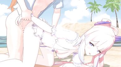 Matured teenage girl, Yuluer, takes on an Asian man from Xinhaitown in a hot and steamy three-way with her friend, 240428.