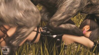 'Un Fantasía de Perro El Señor Aardvark en la Selva '