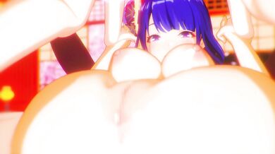 'The Miko and the Ninja: A Sultry Sexual Encounter'