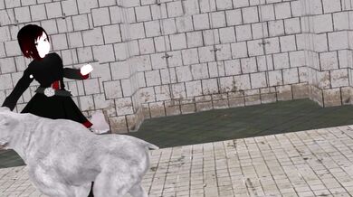 Rewritten as: "Ruby's Mabari Clippings - An Erotic Adventure in RWBY"