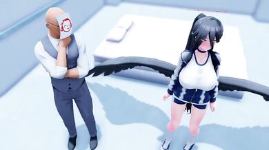 "The Curse of the Neko-Mimi - A Hentai Adventure with Hanekawa, Hasumi and the Blue Archives (Kaotaro12 edition)"