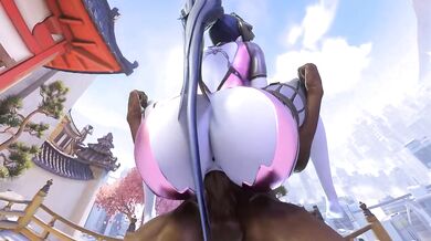 'Mrs Black's anal journey with Widowmaker'