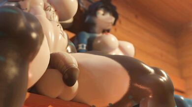 "The Naked Girls of the Sauna: Krystal and Nika Sharkeh's Whike Adventure"