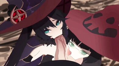 In the bedroom of Mona and Ino, Angel arrives to seduce her new boss and lover with her charms.