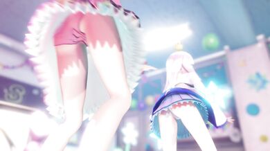 "MILF Lulu and Lize Helesta Suzuhara Dancehall Strip Tease Scene from Porn Movie"