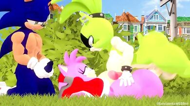 "Sonic's Sneaky Affair with Amy and Surge"