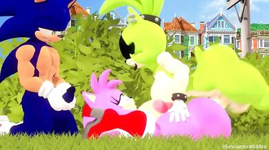 "Sonic's Sneaky Affair with Amy and Surge"