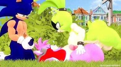 "Sonic's Sneaky Affair with Amy and Surge"