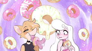 "Satisfying the Donut Hole with Animated Ecstasy"