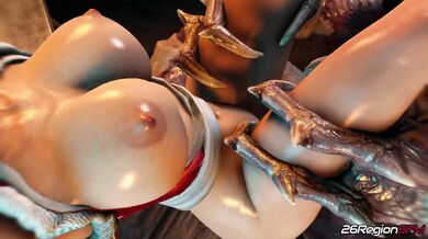 This is a pornographic music video featuring Samus, Kokoro, Mai Momiji and Honoka in the SFW region.