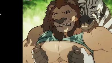 A Furry Master and his Pet Yiffing in Leather Gear