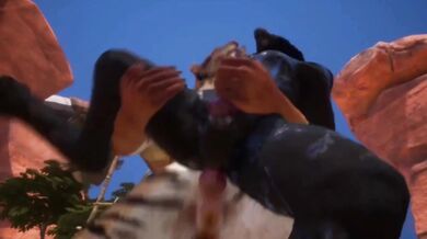 'Beasts in the Wild: Tiger and Wolf Fucking a Minotaur (Sound Version) [Gay-Furry-Cum]'